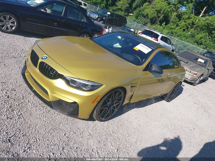 Vin: wbs4y9c08lfh22789, lot: 45919252, bmw m4 20202