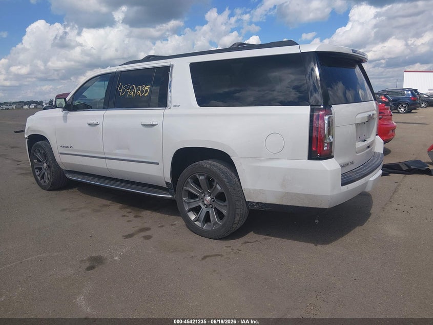 Vin: 1gks2gkc4gr409860, lot: 45919286, gmc yukon xl slt 20163