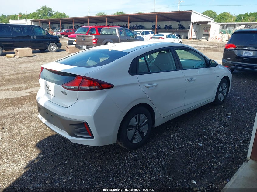 Vin: kmhc65lc4lu219776, lot: 45919361, hyundai ioniq hybrid blue 20204
