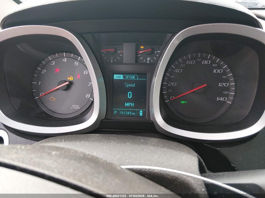 2014 CHEVROLET EQUINOX SPORT UTILITY VEHICLE 2.4L I-4 DI, DOHC, VVT, 182HP