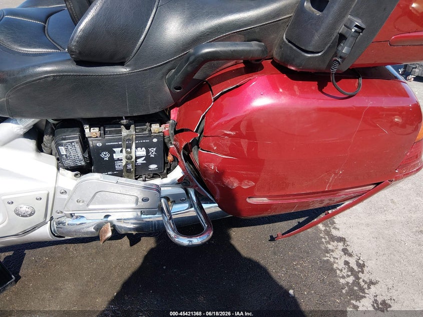 2001 Honda Gl1800 VIN: 1HFSC47051A001403 Lot: 45421368