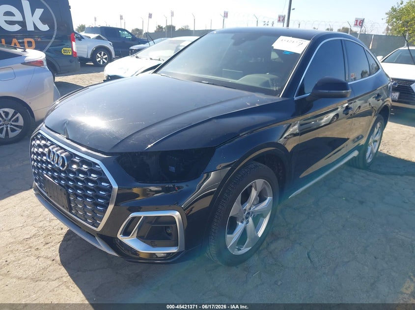 Vin: wa14aafy4m2098536, lot: 45919422, audi q5 sportback premium 45 tfsi quattro s tronic 20212