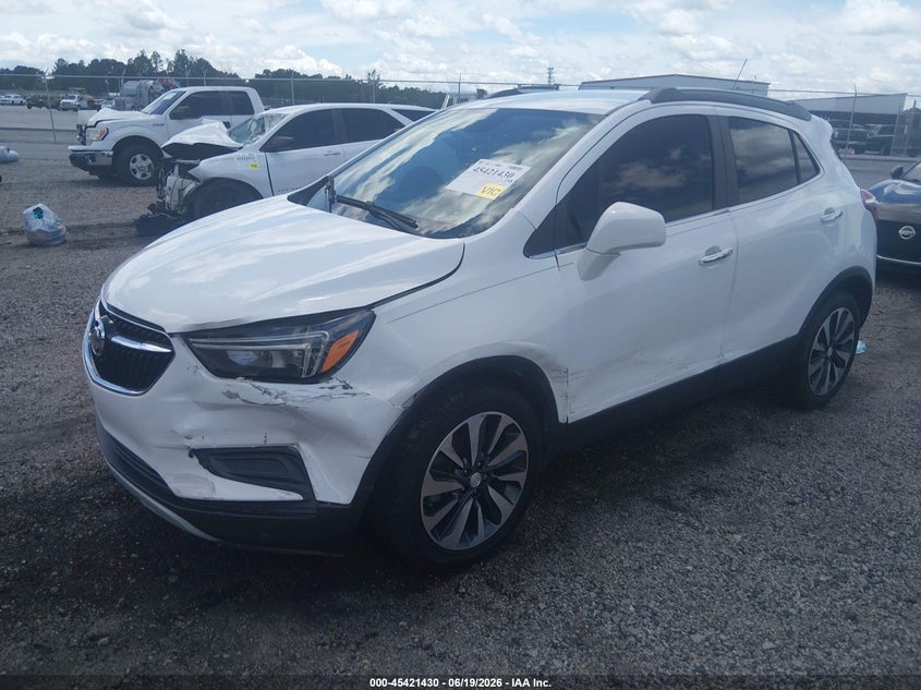 Vin: kl4cjasm7nb511324, lot: 45919481, buick encore fwd preferred 20222