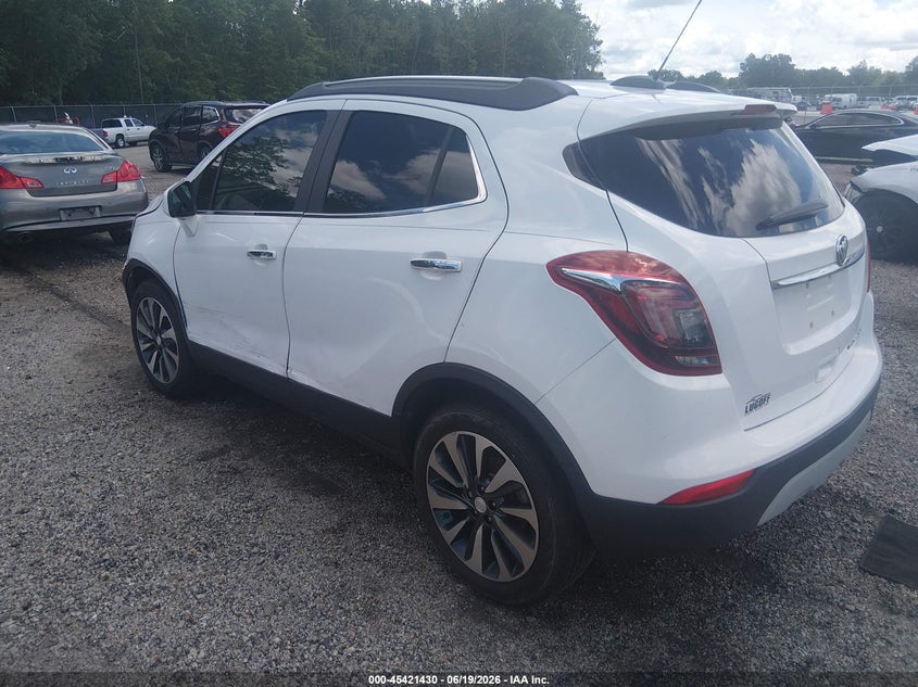 Vin: kl4cjasm7nb511324, lot: 45919481, buick encore fwd preferred 20223