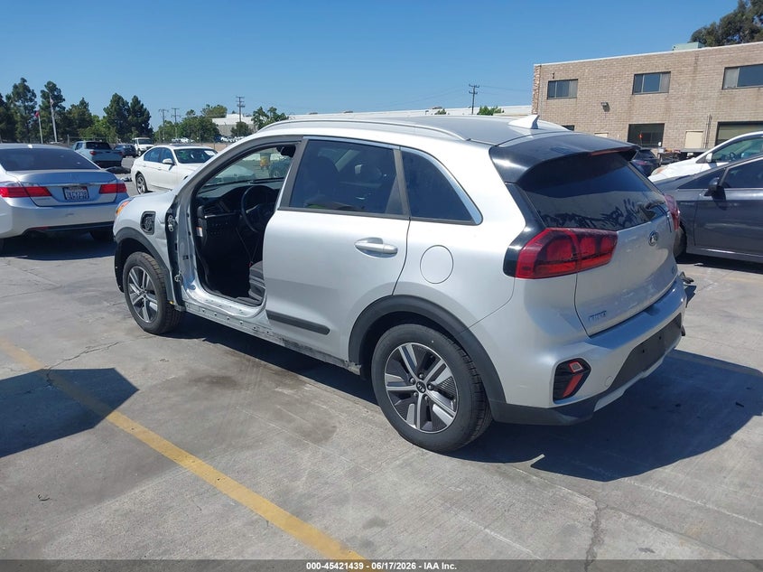 Vin: kndcm3ld4m5473989, lot: 45919490, kia niro plug-in hybrid lxs 20213