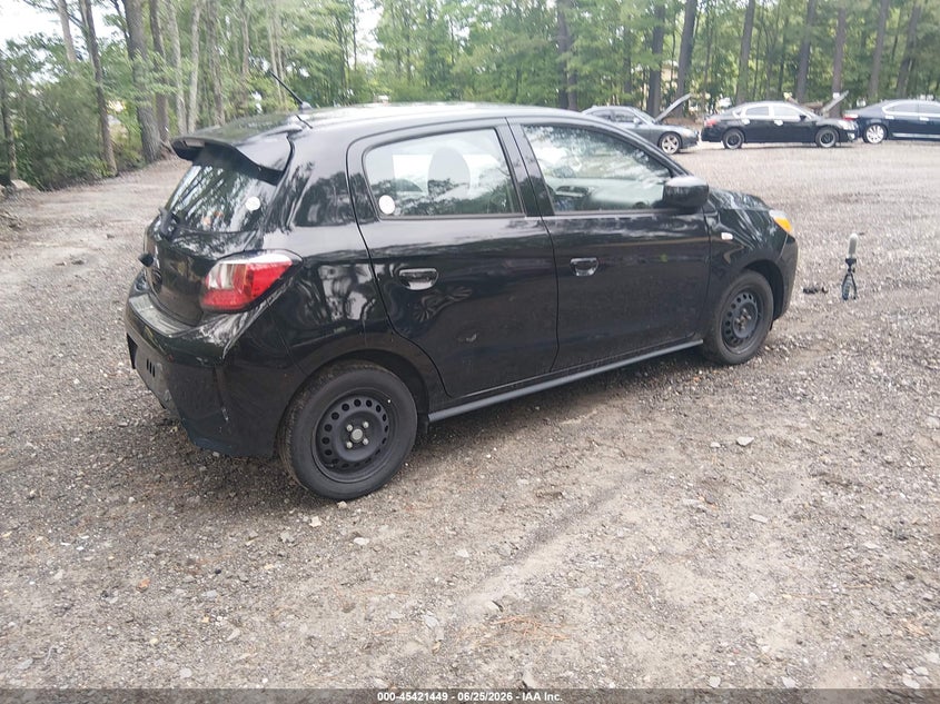 Vin: ml32auhj3ph000566, lot: 45919500, mitsubishi mirage es/le 20234