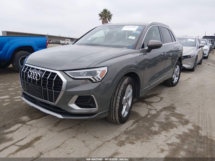 2021 Audi Q3, Левый зад, IAAI, VIN WA1BUCF37M1112515 — фото 2