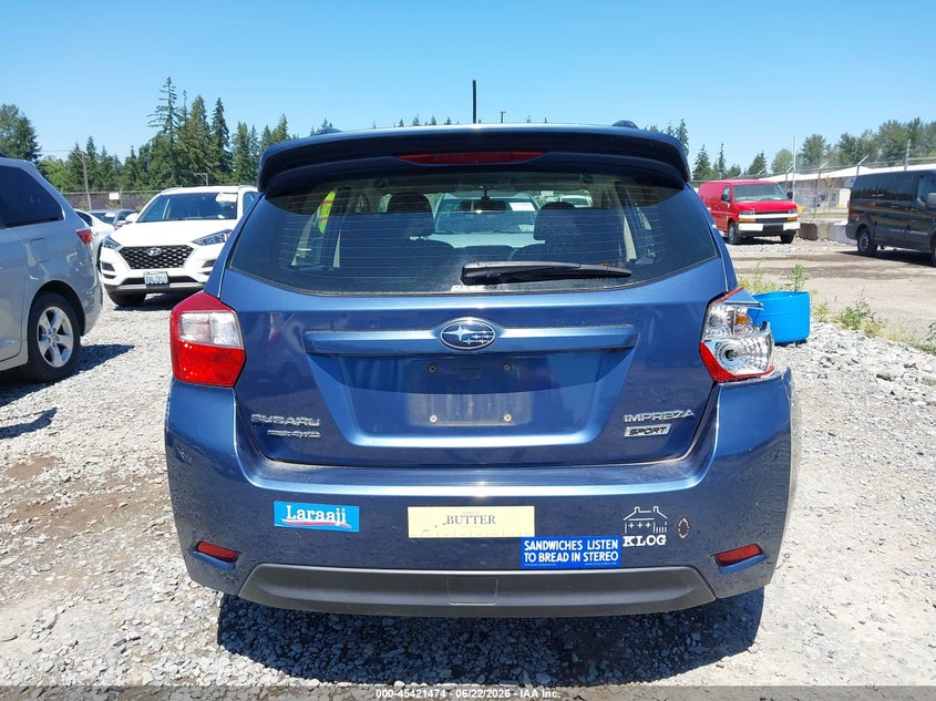 2013 SUBARU IMPREZA HATCHBACK 2.0L H-4 DOHC, VVT, 148HP