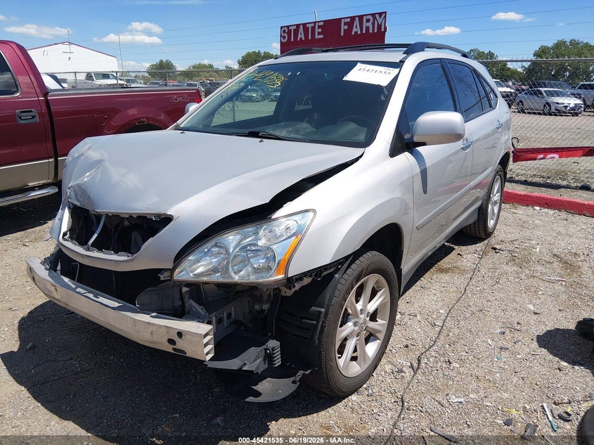 2009 Lexus RX, Front End, IAAI, VIN 2T2GK31U99C076262 — photo 2