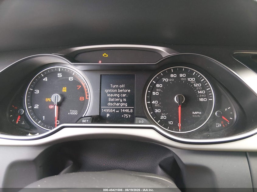 2014 Audi A4 2.0T Premium VIN: WAUBFAFL6EN039875 Lot: 45421586