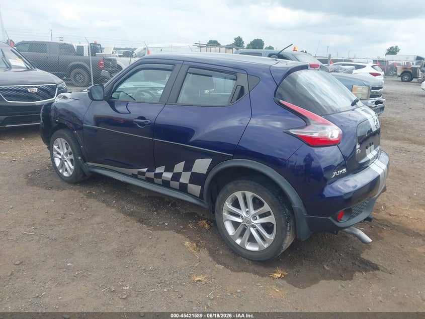 Vin: jn8af5mr4ht704127, lot: 45919640, nissan juke s 20173