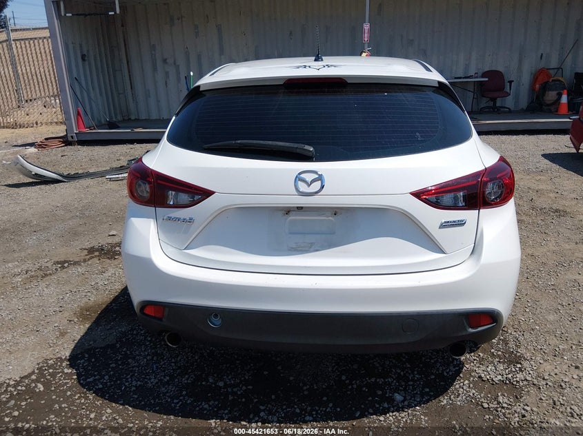2016 MAZDA 3 HATCHBACK 2.0L I-4 DI, DOHC, VVT, 155HP