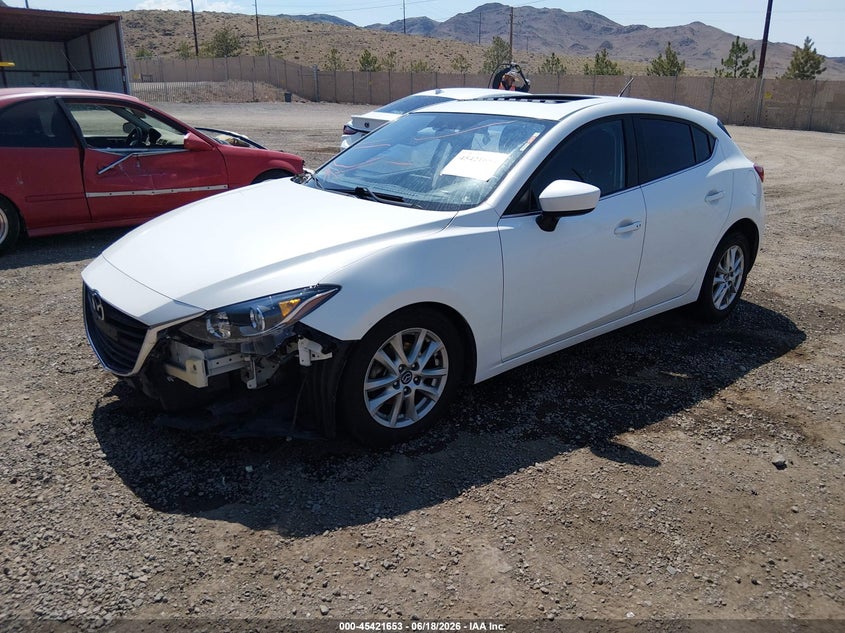 Vin: jm1bm1l77g1288387, lot: 45919704, mazda mazda3 i touring 20162