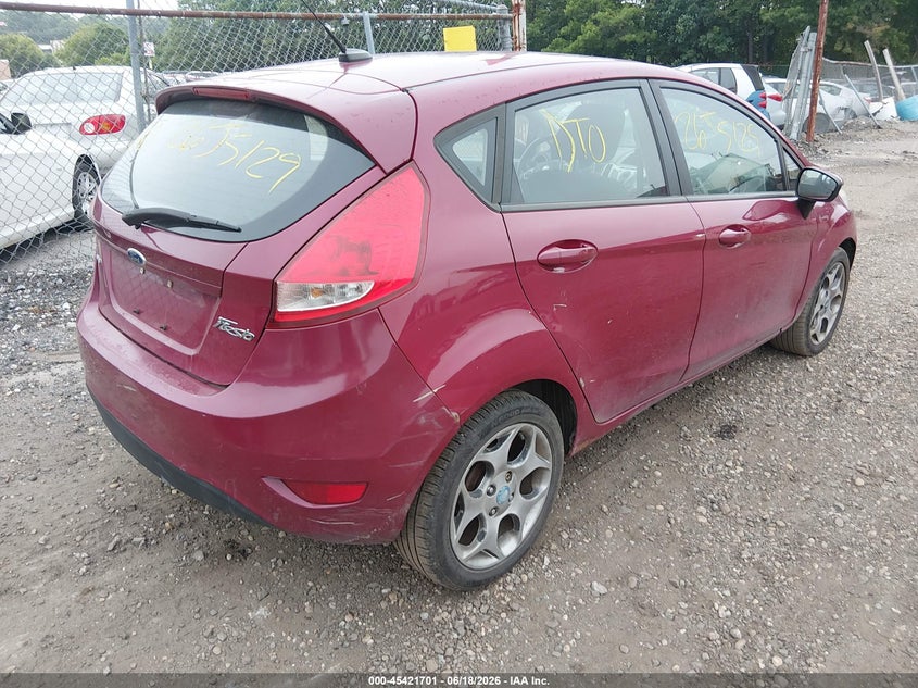 Vin: 3fadp4fj4bm185809, lot: 45919752, ford fiesta ses 20114