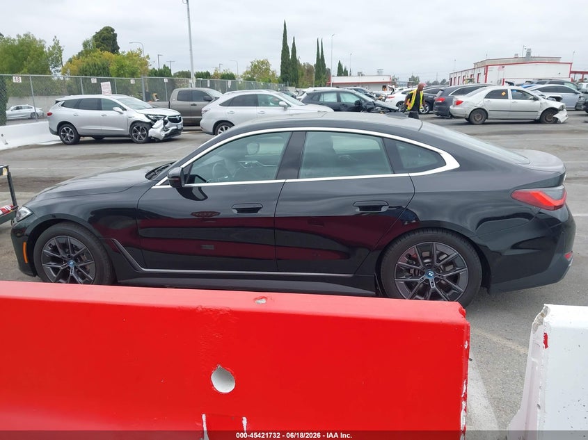 2024 BMW I4 Gran Coupe Edrive35 VIN: WBY43AW01RFT37730 Lot: 45421732