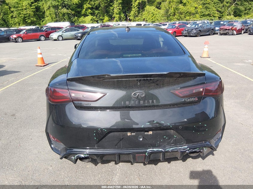 2019 Infiniti Q60 3.0T Red Sport 400 VIN: JN1FV7EL1KM440234 Lot: 45421769