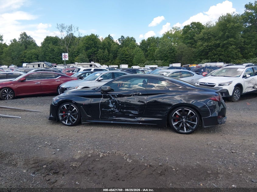 2019 Infiniti Q60 3.0T Red Sport 400 VIN: JN1FV7EL1KM440234 Lot: 45421769