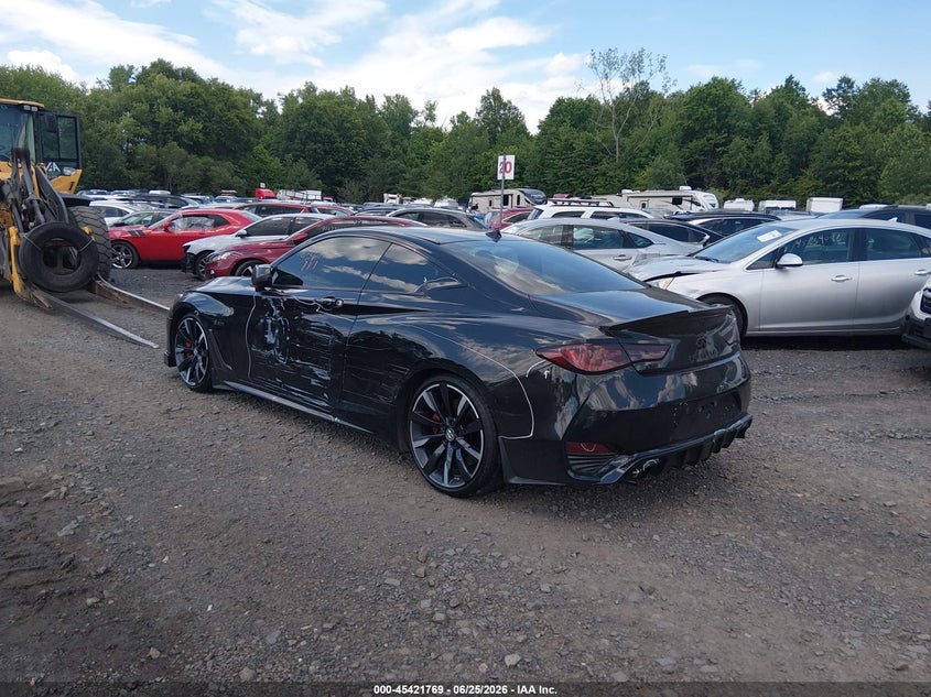 Vin: jn1fv7el1km440234, lot: 45919820, infiniti q60 3.0t red sport 400 20193