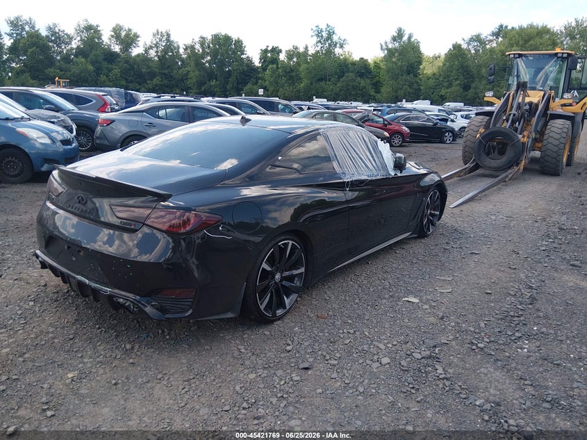 Vin: jn1fv7el1km440234, lot: 45919820, infiniti q60 3.0t red sport 400 20194
