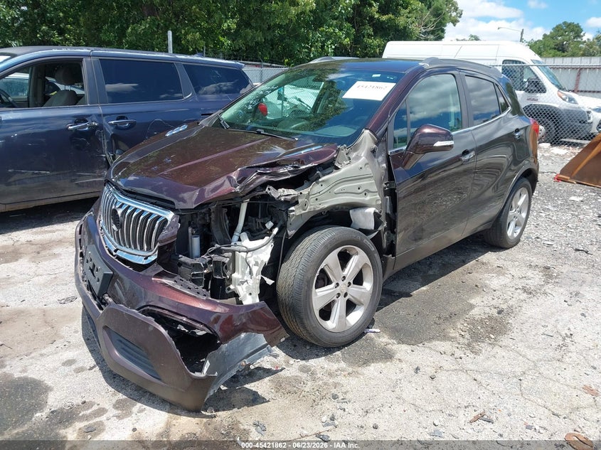 Vin: kl4cjasb1gb584898, lot: 45919913, buick encore 20162