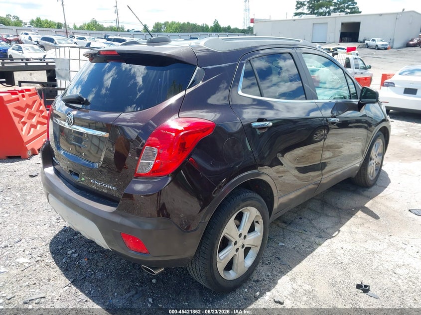 Vin: kl4cjasb1gb584898, lot: 45919913, buick encore 20164