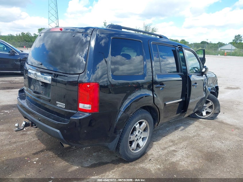 Vin: 5fnyf4h91bb056965, lot: 45919923, honda pilot touring 20114