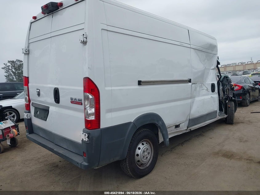 Vin: 3c6trvdgxhe550730, lot: 45919945, ram promaster 2500 high roof 159 wb 20174