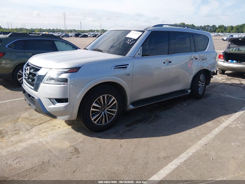 Vin: jn8ay2ba1m9370961, lot: 45919950, nissan armada sl 2wd 20212