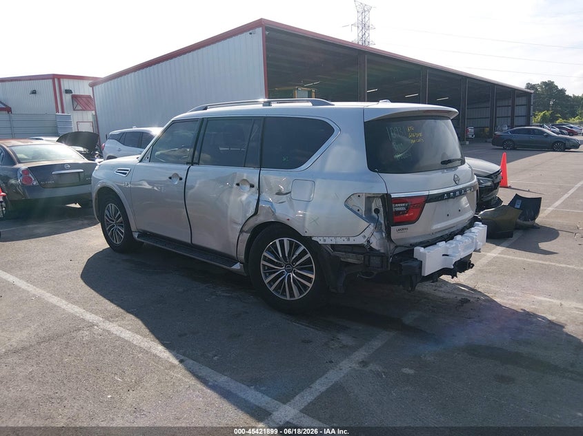 Vin: jn8ay2ba1m9370961, lot: 45919950, nissan armada sl 2wd 20213