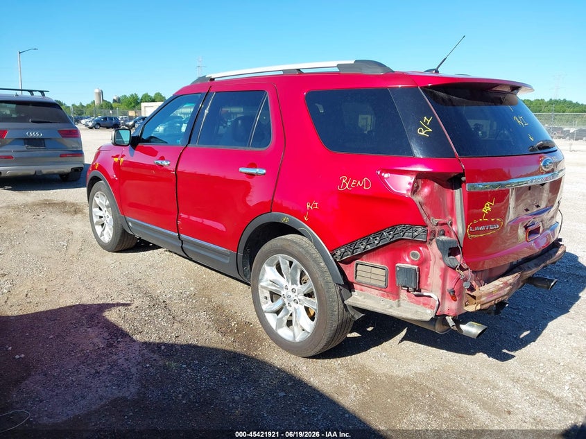 Vin: 1fmhk7f99cgb02769, lot: 45919972, ford explorer limited 20123