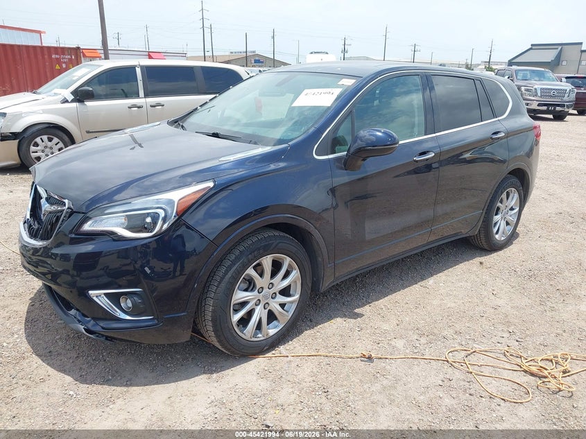 Vin: lrbfxbsa8ld195283, lot: 45920045, buick envision fwd preferred 20202