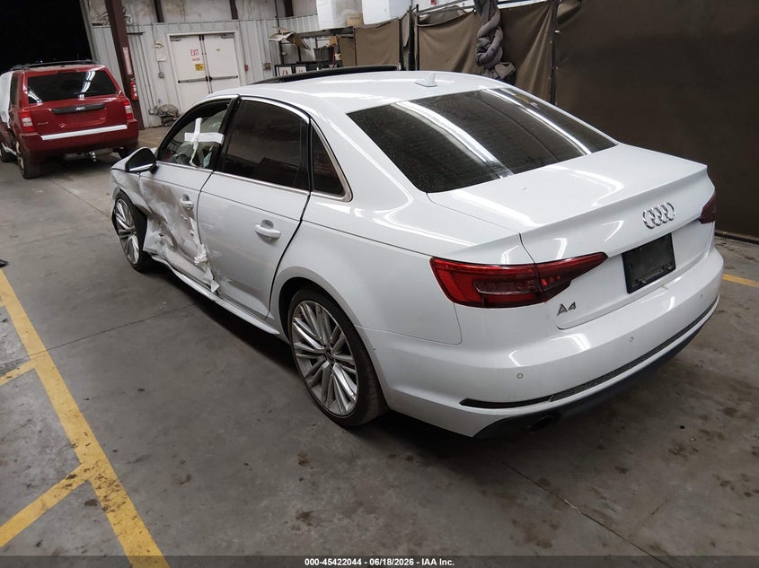 Vin: waulnaf49hn042340, lot: 45920095, audi a4 premium plus 20173