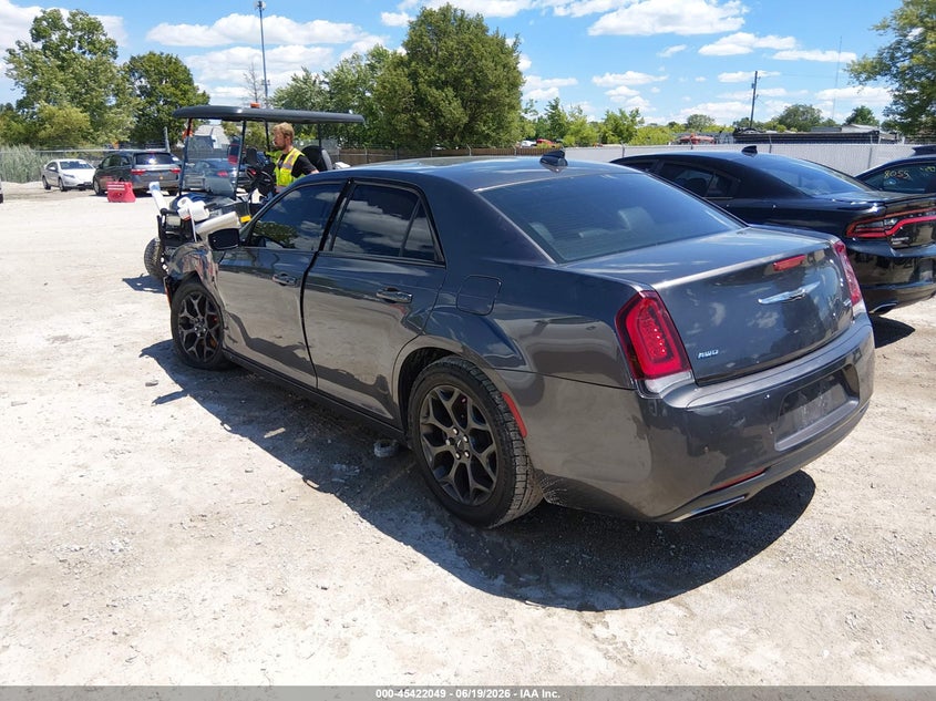 Vin: 2c3ccagg9jh165429, lot: 45920100, chrysler 300 300s awd 20183