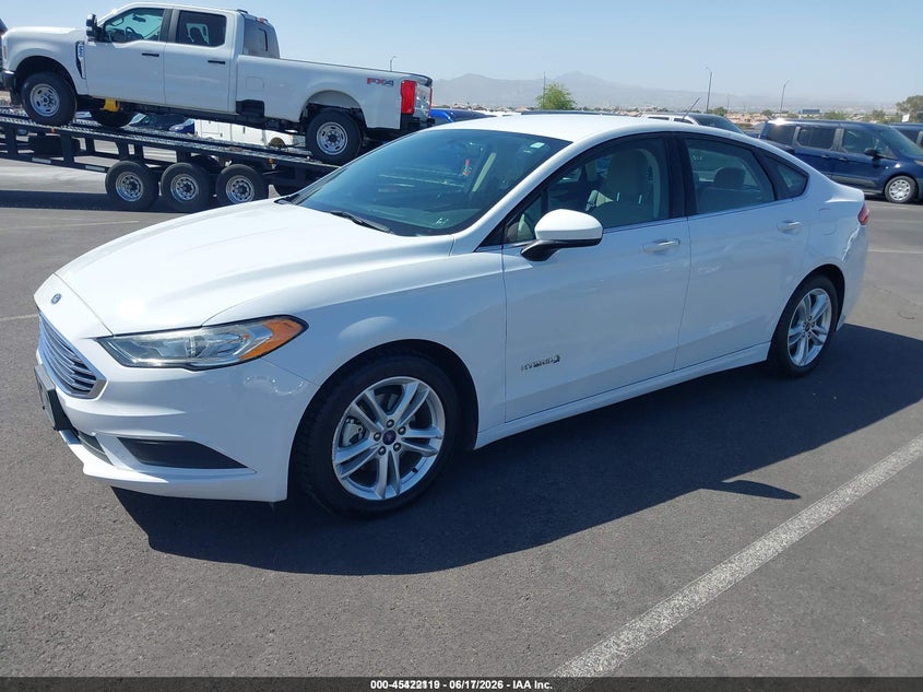 3FA6P0UU5JR212743 2018 Ford Fusion Hybrid S photo 1