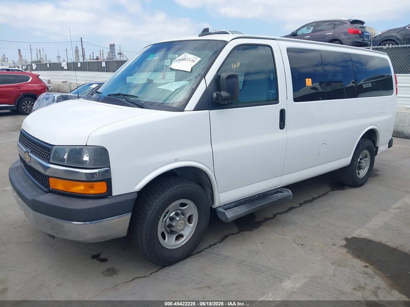 Vin: 1gbwgffg9g1262640, lot: 45920279, chevrolet express 2500 lt 20162