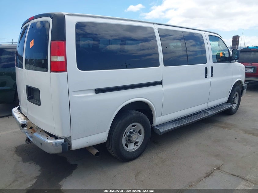 Vin: 1gbwgffg9g1262640, lot: 45920279, chevrolet express 2500 lt 20164