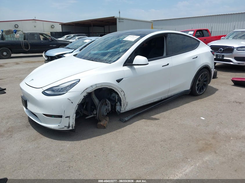 Vin: 5yjygdee4mf111944, lot: 45920328, tesla model y long range dual motor all-wheel drive 20212