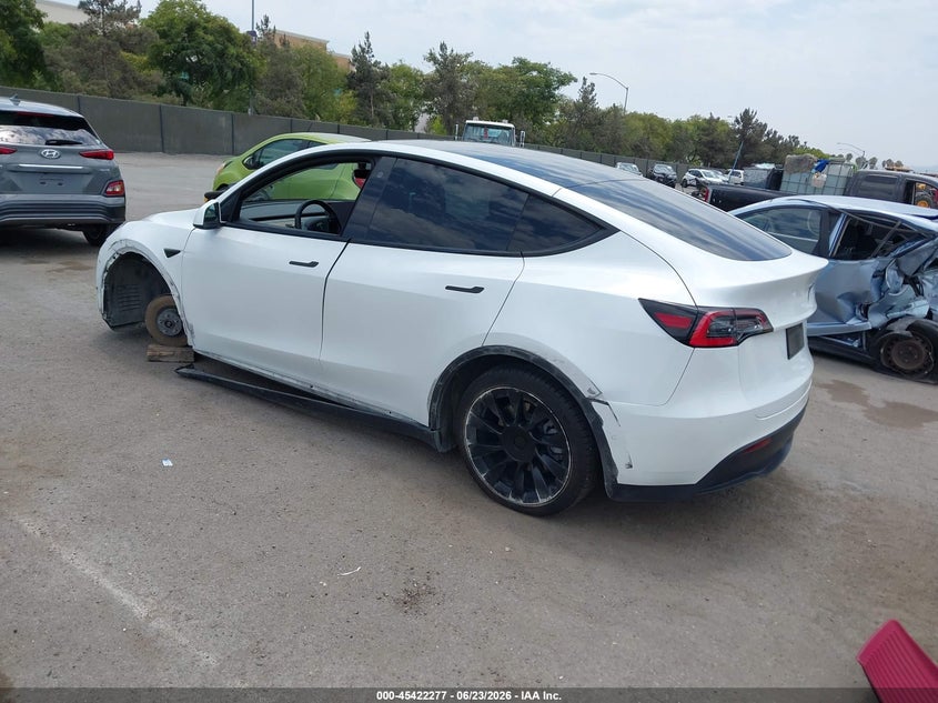 Vin: 5yjygdee4mf111944, lot: 45920328, tesla model y long range dual motor all-wheel drive 20213