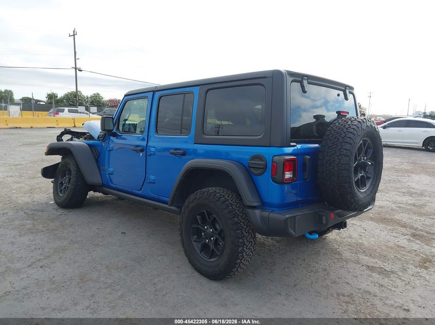 2024 JEEP WRANGLER 4XE auction photo 3
