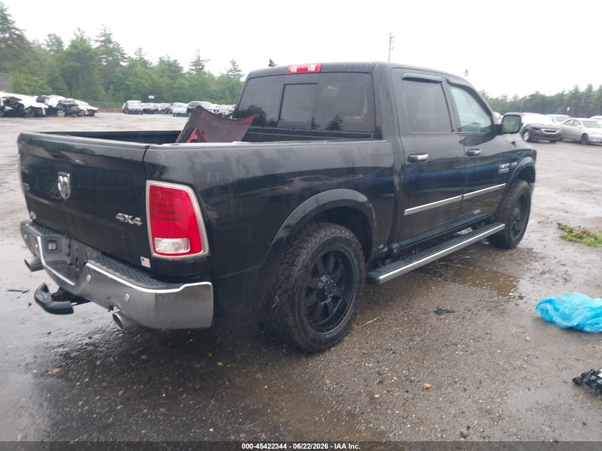 Vin: 1c6rr7nt7hs816512, lot: 45920395, ram 1500 laramie  4x4 5'7 box 20174