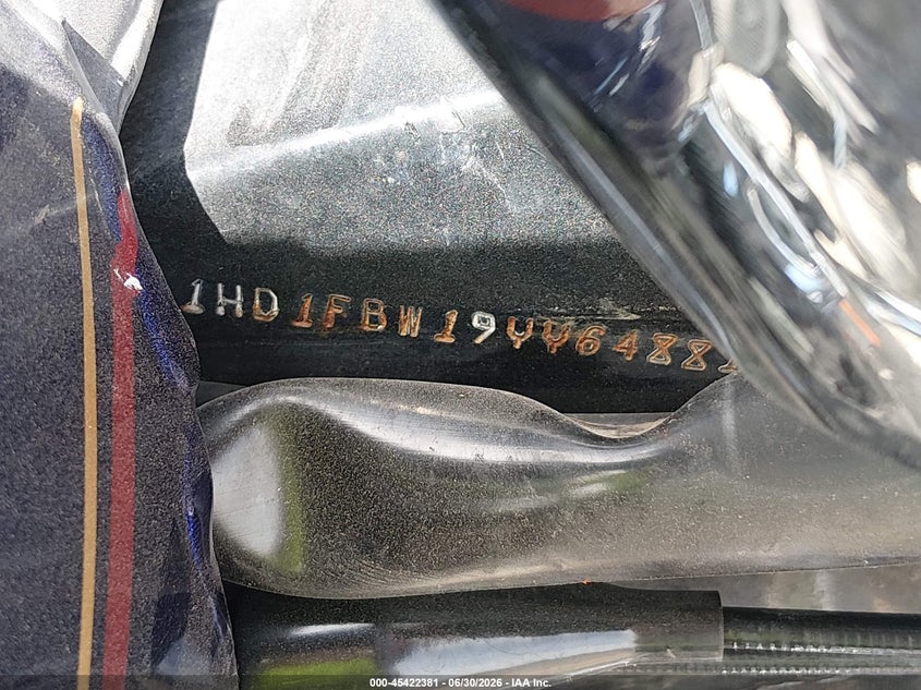 2000 Harley-Davidson Flhri VIN: 1HD1FBW19YY648818 Lot: 45422381