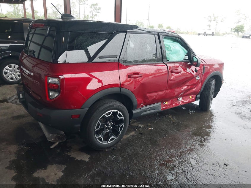 Vin: 3fmcr9cn3sre14838, lot: 45920436, ford bronco sport outer banks 20254