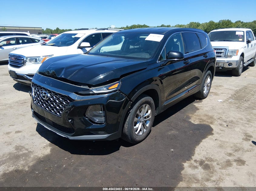 2019 Hyundai Santa Fe, Удар спереду, IAAI, VIN 5NMS33AD0KH072788 — фото 2