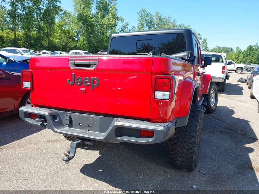 Vin: 1c6hjtag1nl141623, lot: 45920471, jeep gladiator altitude 4x4 20224
