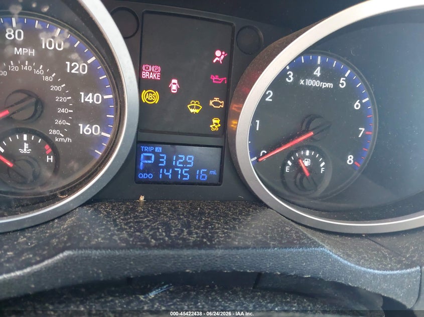 2010 Hyundai Genesis 3.8 VIN: KMHHU6KH7AU005327 Lot: 45422438