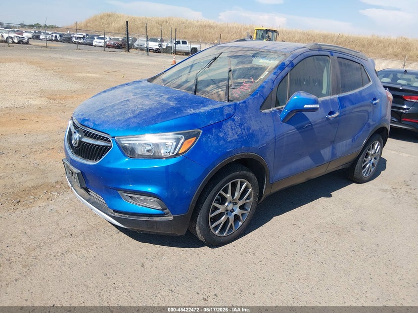 Vin: kl4cj1sb3hb071735, lot: 45920522, buick encore sport touring 20172