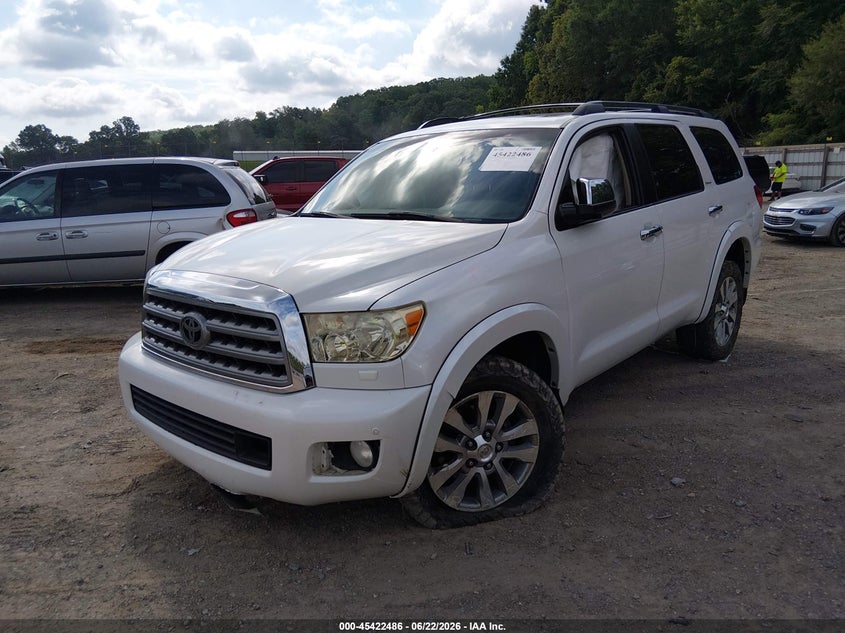 Vin: 5tddw5g13as033228, lot: 45920537, toyota sequoia platinum 5.7l v8 20102