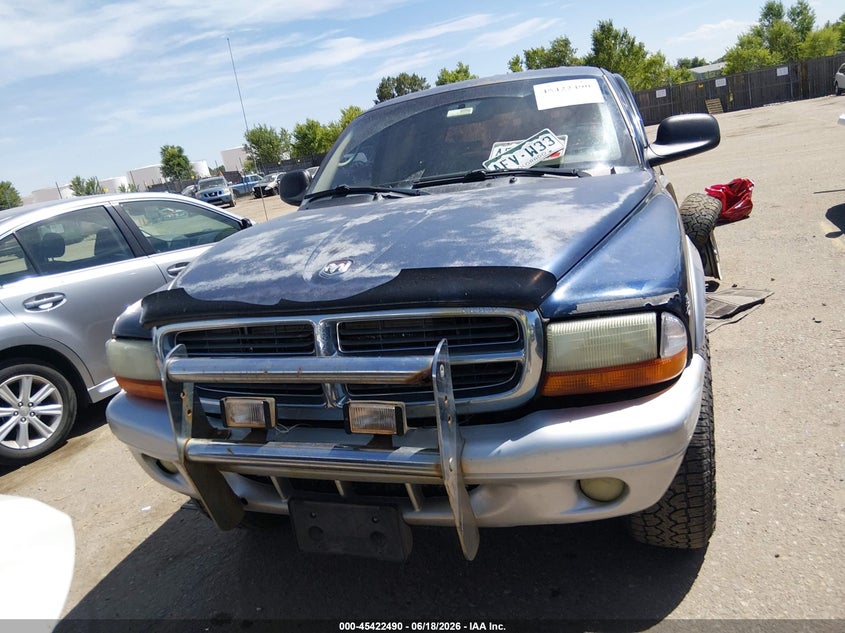 2002 Dodge Dakota Slt VIN: 1B7HG48N82S637151 Lot: 45422490