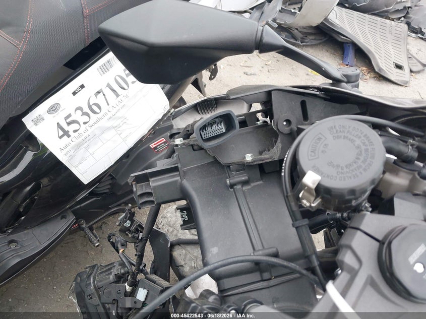 2025 Kawasaki Zx636 K VIN: JKBZXJJ17SA023214 Lot: 45422543