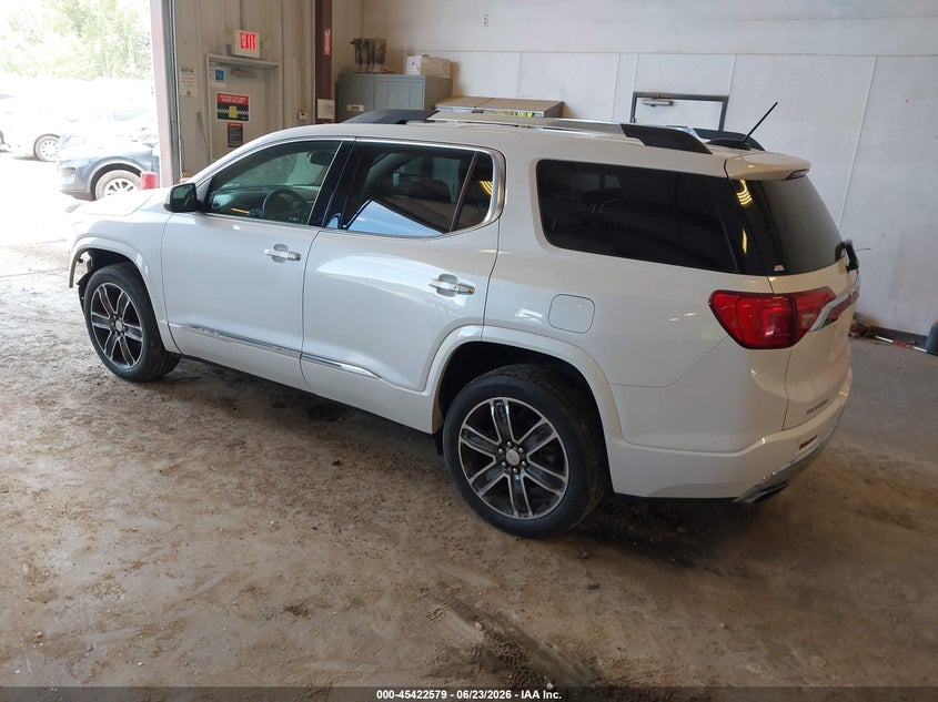 Vin: 1gkknxls3hz184202, lot: 45920630, gmc acadia denali 20173